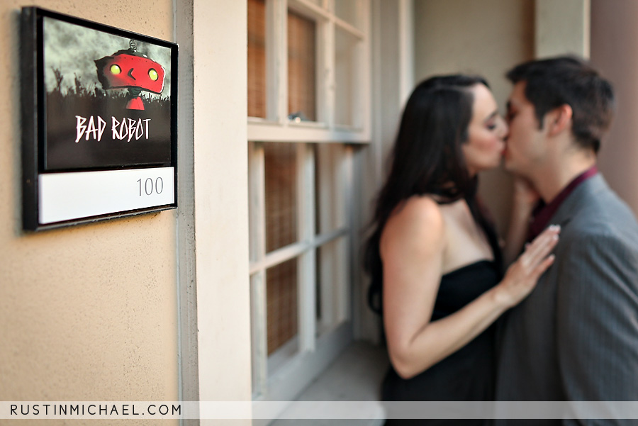 los angeles engagement session, los angeles wedding photographer, los angeles wedding photography, paramount studios, bad robot, JJ Abrams